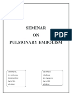 Pulmonary Embolism