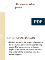 Chapter 3 Human Person and Values Development