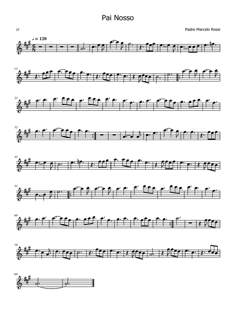 Pai Nosso (Partitura) PDF