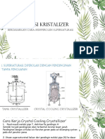 Klasifikasi Dan Tipe-Tipe Crystallizer