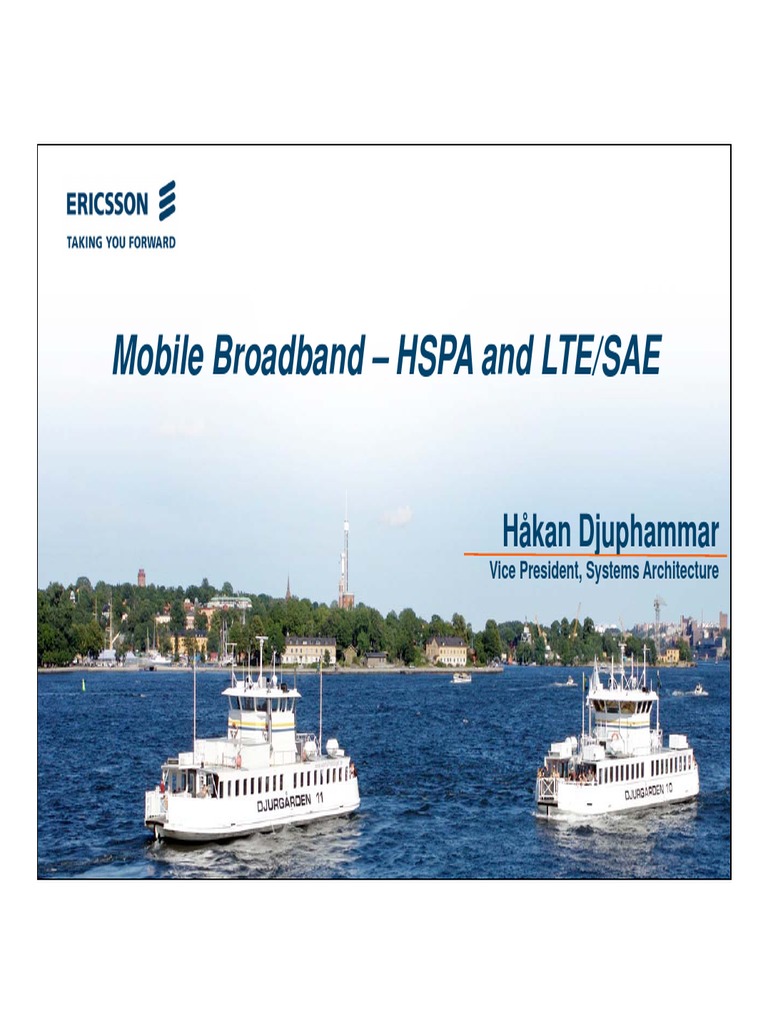 Ericsson Mobile Broadband HSPA and LTE SAE PDF Ericsson Mobile