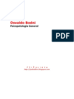 Bodni Osvaldo - Psicopatologia General PDF