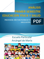 ANALISIS EDUC. FÍSICA - 1er. Semestren 2018