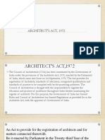 Architects Act 1972 Final