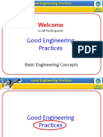 Welcome: Good Engineering Practices