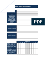 Formato Informe Psicológico