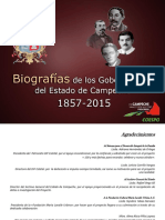 Biografias de Los Gobernadores Del Estado de Campeche PDF