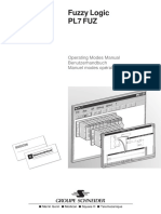 Fuzzy Logic Pl7 Fuz: Operating Modes Manual Benutzerhandbuch Manuel Modes Opératoires
