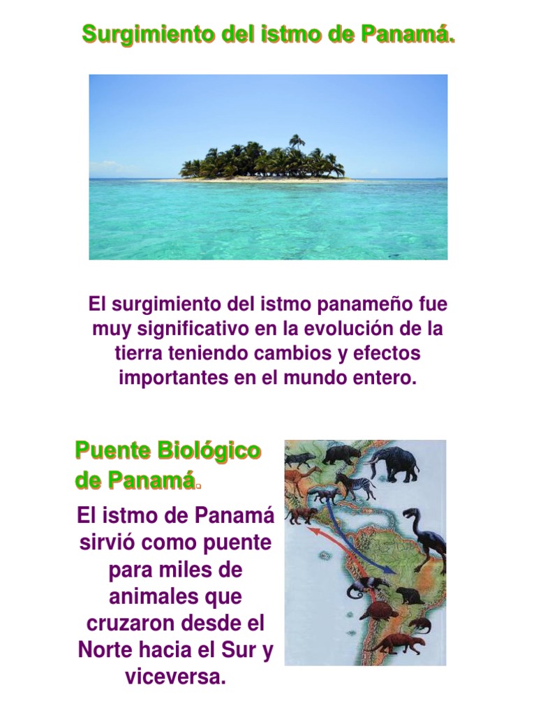 Formación y Significado del Istmo de Panamá | PDF | Viajes y turismo
