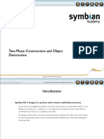 Two-Phase Construction and Object Destruction: Fundamentals of Symbian OS