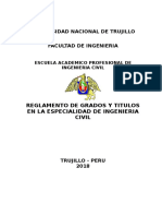 Reglamento de Grados y Titulos IC-2018