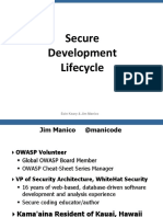 Jim Manico (Hamburg) - Securiing The SDLC PDF