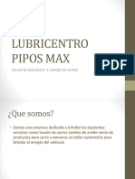 Lubricentro Pipos Max