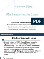 Chapter Five: File Permissions in Linux