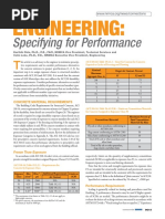 Specifying For Performance: Engineering