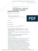 DJSP 28 - 08 - 2019 - Pg. 1703 - Judicial - 1 Instância - Capital - Diário de Justiça Do Estado de São Paulo - Diários Jusbrasil PDF