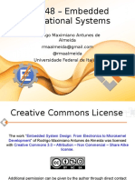 ELT048 - Embedded Operational Systems: Rodrigo Maximiano Antunes de Almeida @rmaalmeida Universidade Federal de Itajubá