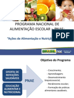 Acoes de Alimentacao e Nutricao Pnae PDF