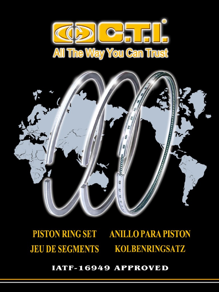 Piston Ring Specifications and Applications | PDF | Transportation