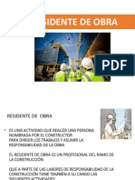 Residente de Obra PDF