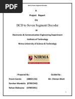 Download BCD to 7 segment Display Project by Pravin Gareta SN42776362 doc pdf