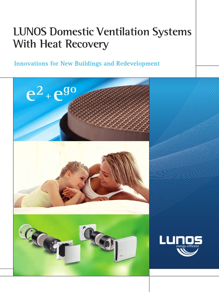 Lunos E2 Ego HRV Ventilation Systems PDF PDF Hvac Ventilation