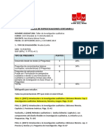 Tabla de Especificaciones Certamen 1