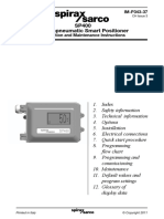 SP400 Electropneumatic Smart Positioner: CH Issue 3