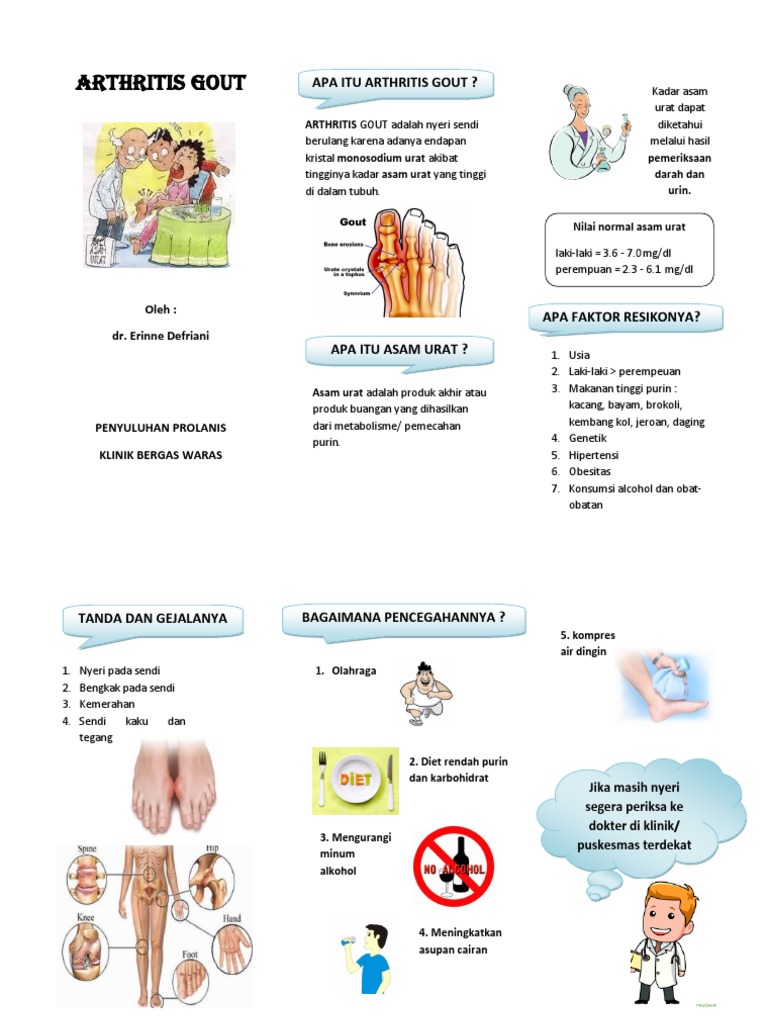 Leaflet Arthritis Gout PDF