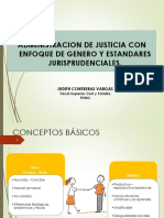 Ponencia 1 Administracion de Justicia Con Enfoque de Genero y Estandares Jurisprudenciales