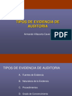 6 Tipos de Evidencias de Auditoria