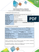 Guía de Actividades y Rúbrica de Evaluación - Fase 2 - Introducción Al Análisis Espacial PDF