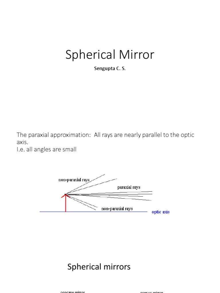 Concave Mirror Image Calculations | PDF