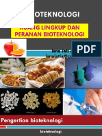 Ruang Lingkup Bioteknologi