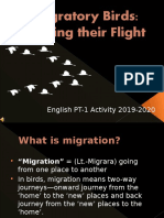 Migratory Birds: Tracing Their Flight: English PT-1 Activity 2019-2020