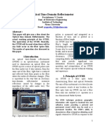 Optical Time Domain Reflectometer Report