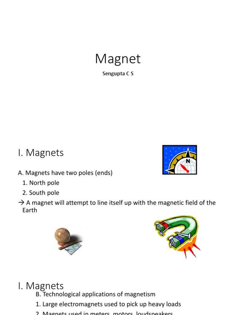 Magnet: Sengupta C S | PDF