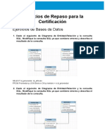 Ejercicios de Repaso para la Certificación de Bases de Datos y Java