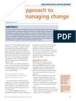 A New Approach to Project Managing Change