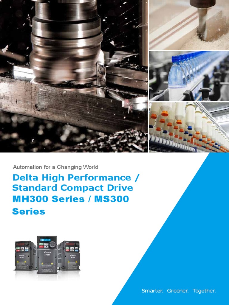 Delta Variable Frequency Drive | PDF | Electric Motor | Control Theory