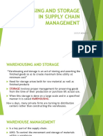 Warehousing and Storage in Supply Chain Management: Group Members