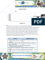 Learning Activity 3 Evidence: All in The Past: Fuente: SENA