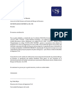 Carta de Solicitud de Información