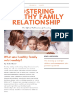 Healthy Family Relationships: The Meaning for Children