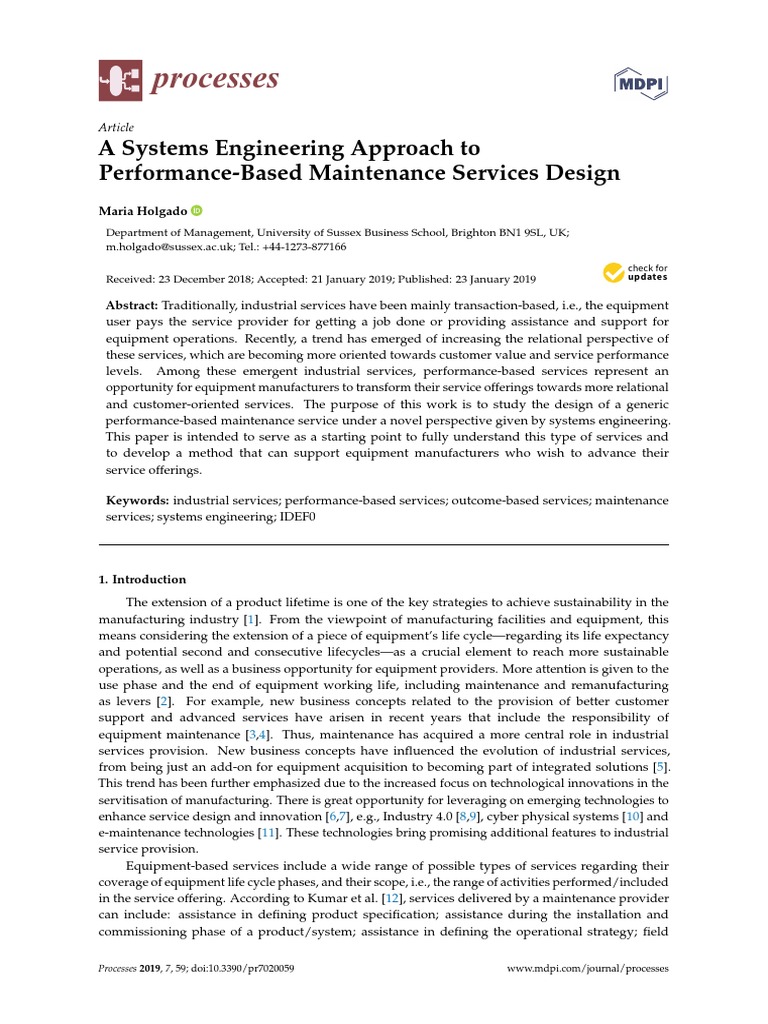 Performance Baseed Maintenance | PDF | Life Cycle Assessment | System