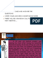 Assignment Pls Read The Case and Answer The Questions Write Your Answer in Short Bond Paper There Will Be A Random Call For Recitation Next Meeting