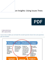 Implementation Insights: Using Issues Trees