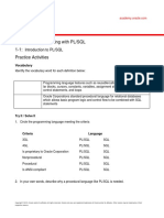 PLSQL 1 1 Practice PDF