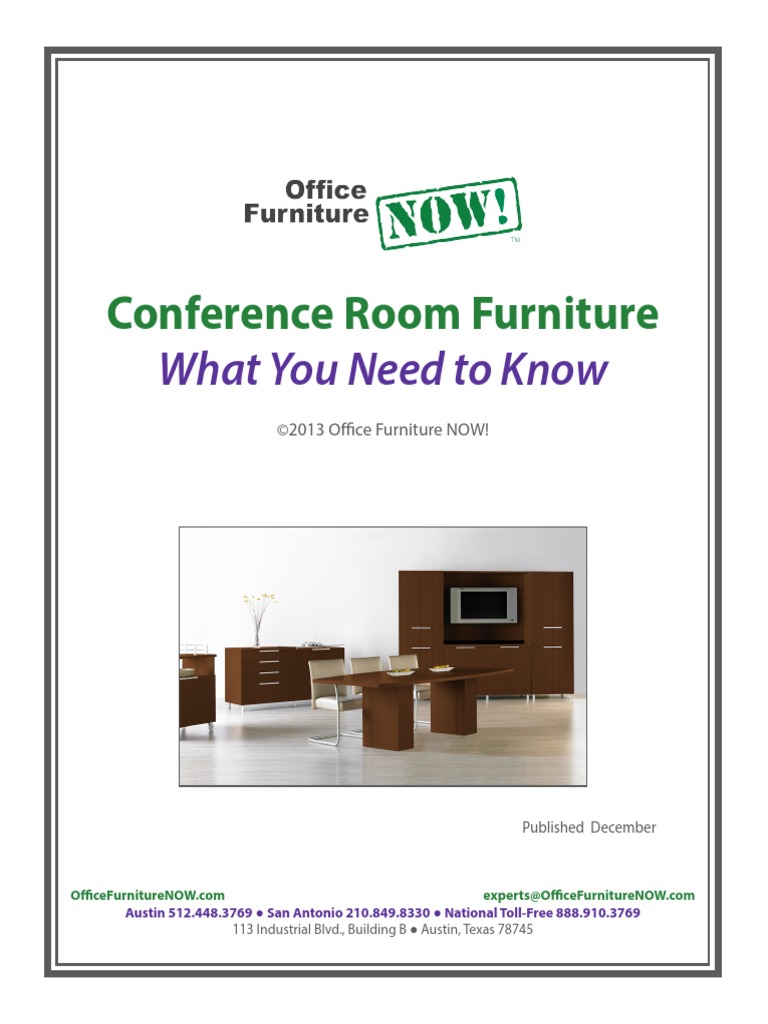 Conference Room Furniture: What You Need To Know | PDF | Wood Veneer ...