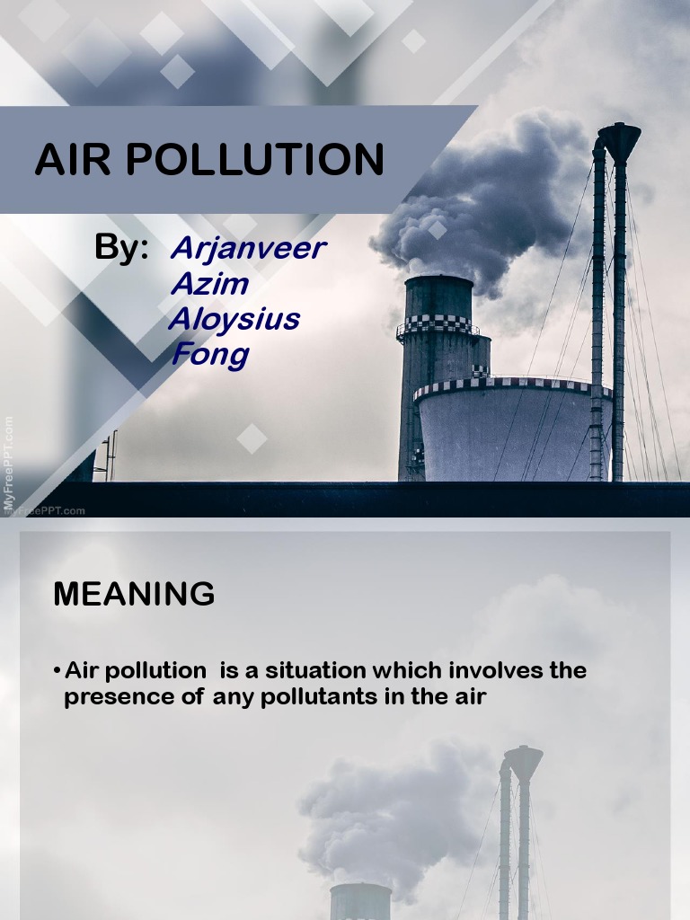 air pollution assignment pdf